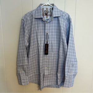 Robert Graham, long sleeve button-down flip cuff size L